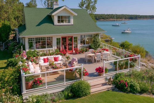 11 Practical English Cottage Balcony Projects for Flowers, Seating, and Storage