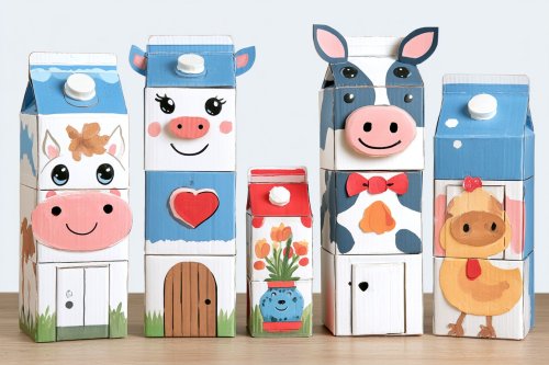 16 Inventive Recycled Milk Carton Projects for Everyday Living