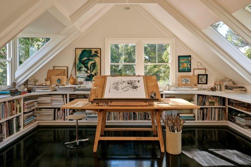 15 Attic Studio Designs for Art, Craft, and Focused Work