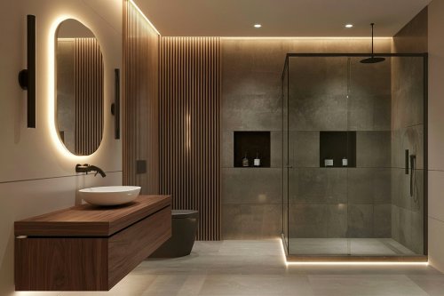 17 Contemporary Bathroom Styles Shaped by Material and Form