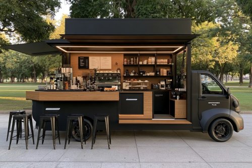 17 Mobile Coffee Cart Concepts Designed for Style Service and Flexibility
