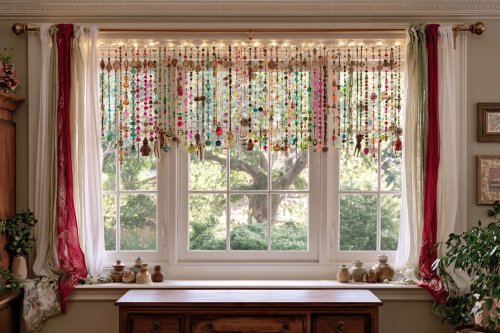 17 Window Garland Designs With Light and Texture