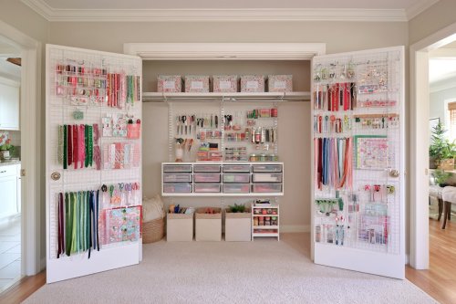 17 Craft Closet Systems That Make Creative Work Easier