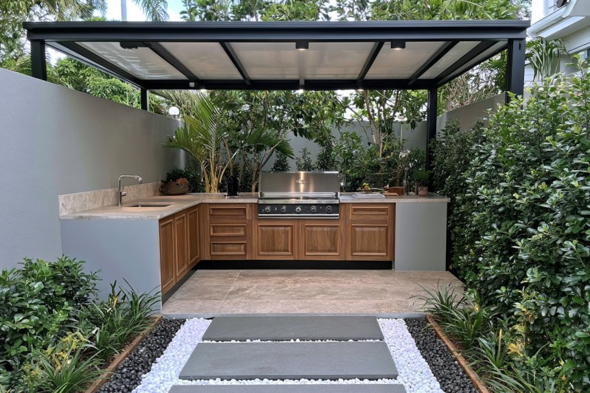 16 Outdoor Kitchen Concepts for Practical Backyard Cooking