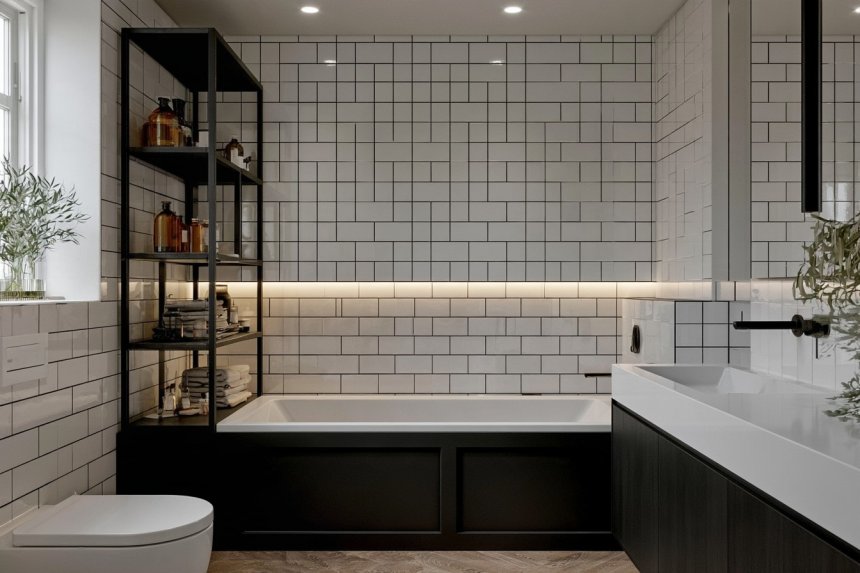 16 Black and White Bathroom Ideas for Timeless Style