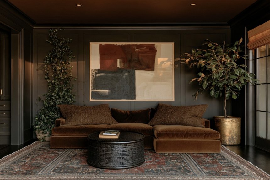 17 Moody Living Room Styles for Deep Color and Character