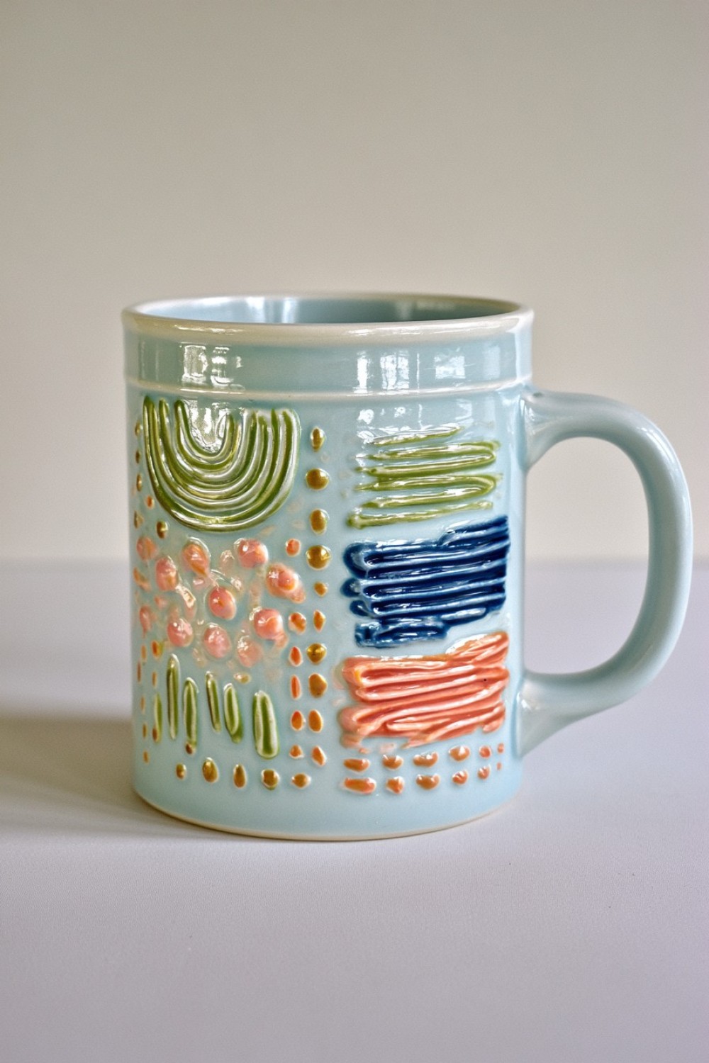 15. Create An Abstract Brushstroke Mug