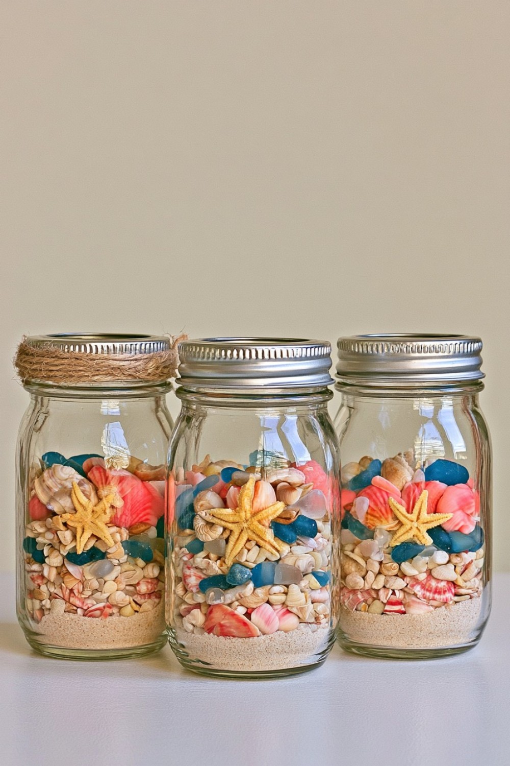 7. Seaside Shell Mini Jar
