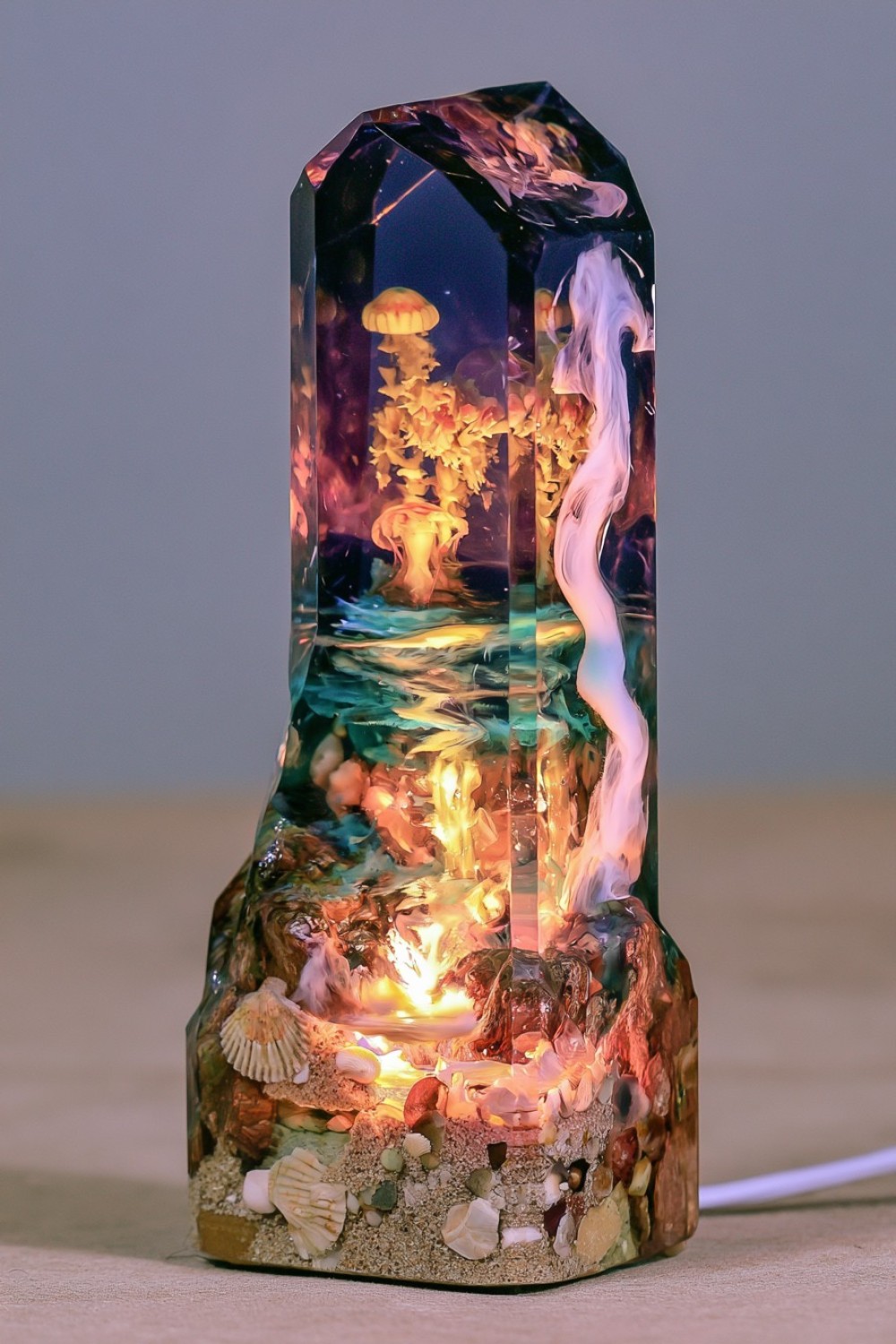 3. Ocean Inspired Resin Night