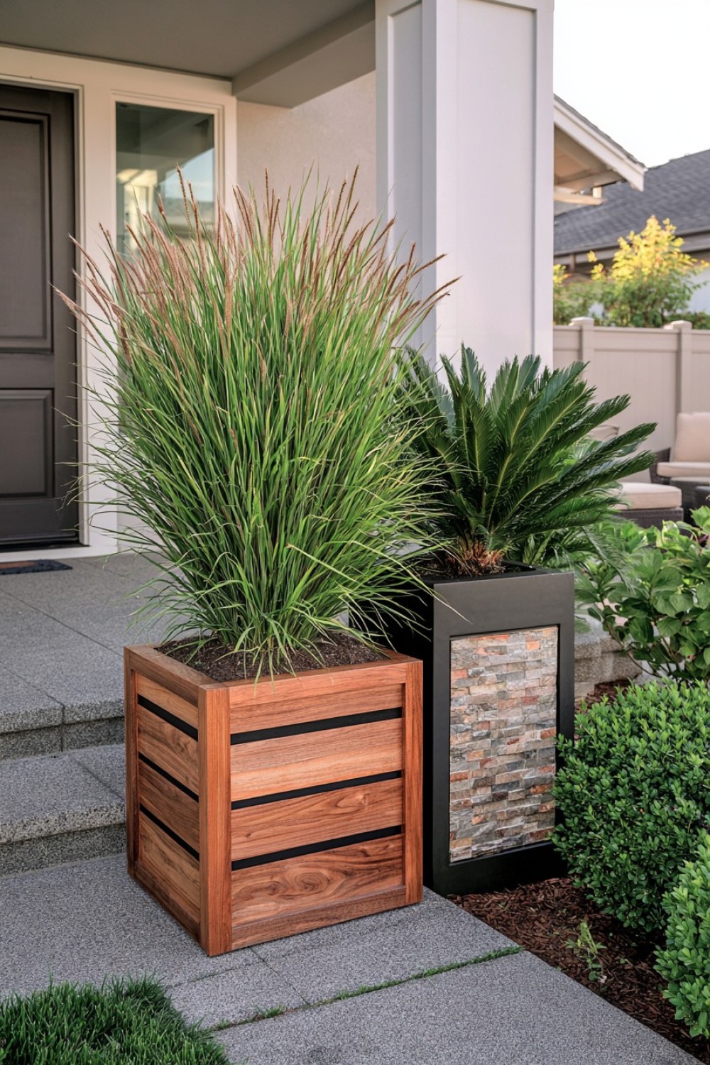 18. Create A Mixed Material Statement Planter