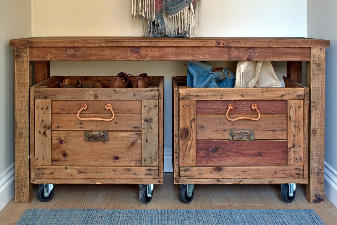 18 Upcycled Storage Ideas for a More Organized Home