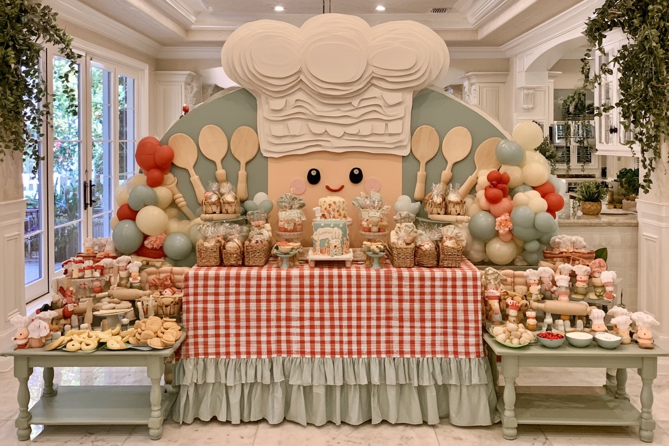 12. Tiny Chef Kitchen Party Theme
