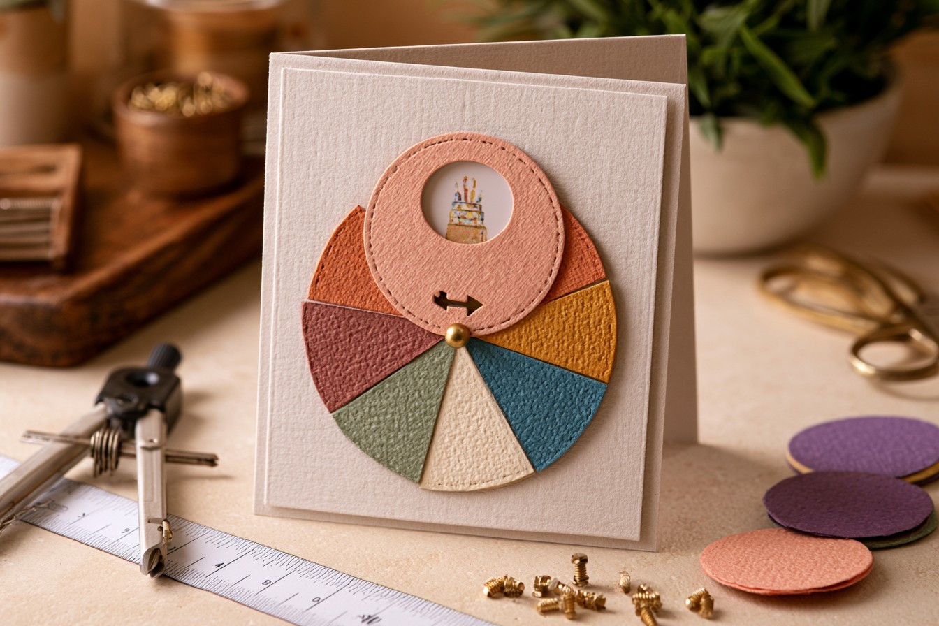 6. Rotating Birthday Message Wheel
