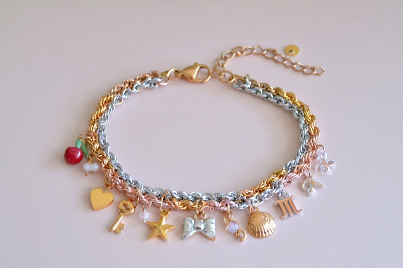 1. Make a Personalized Story Charm Bracelet