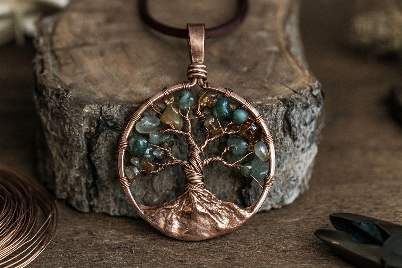 7. Copper Tree of Life Pendant