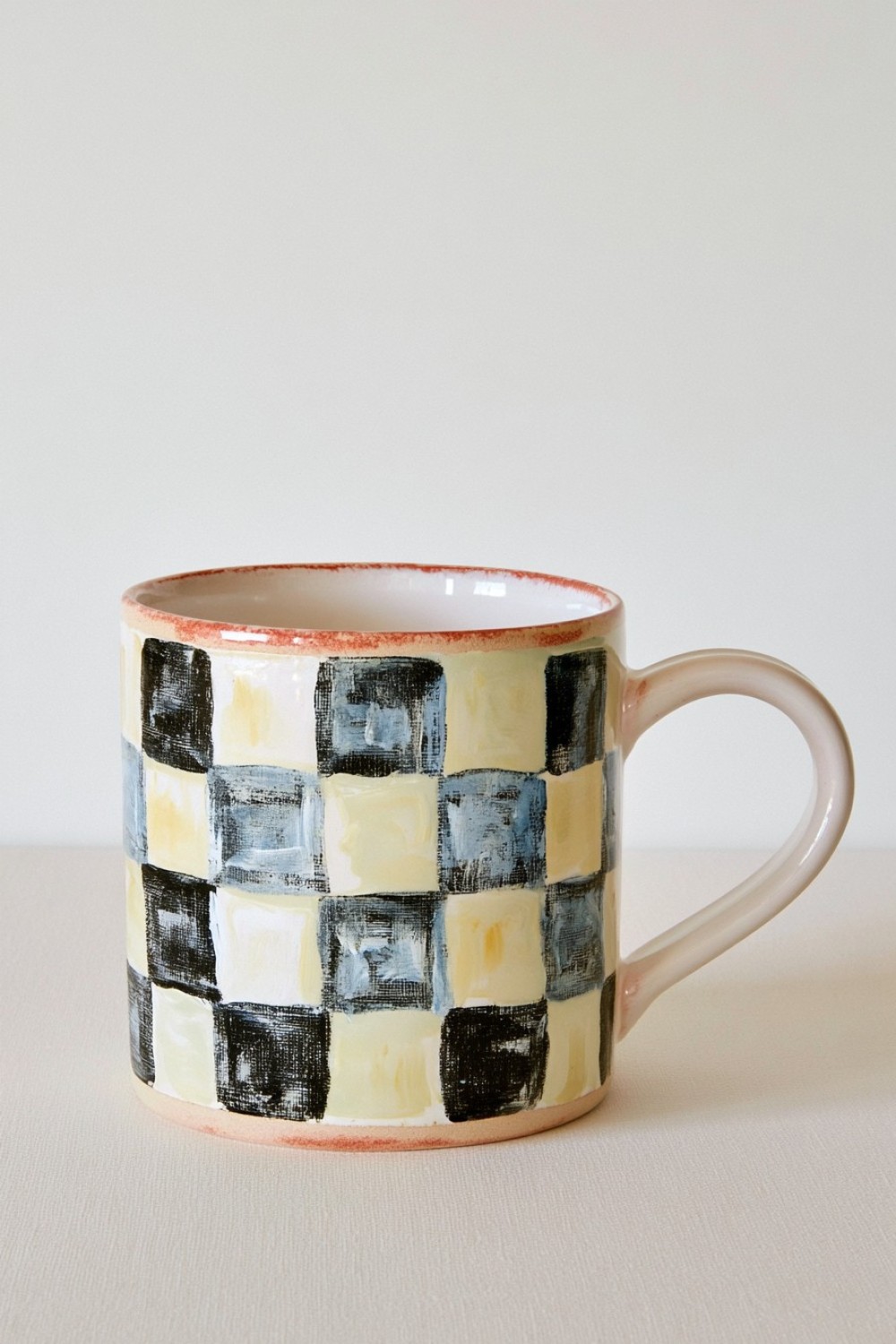 13. Paint A Checkerboard Mug