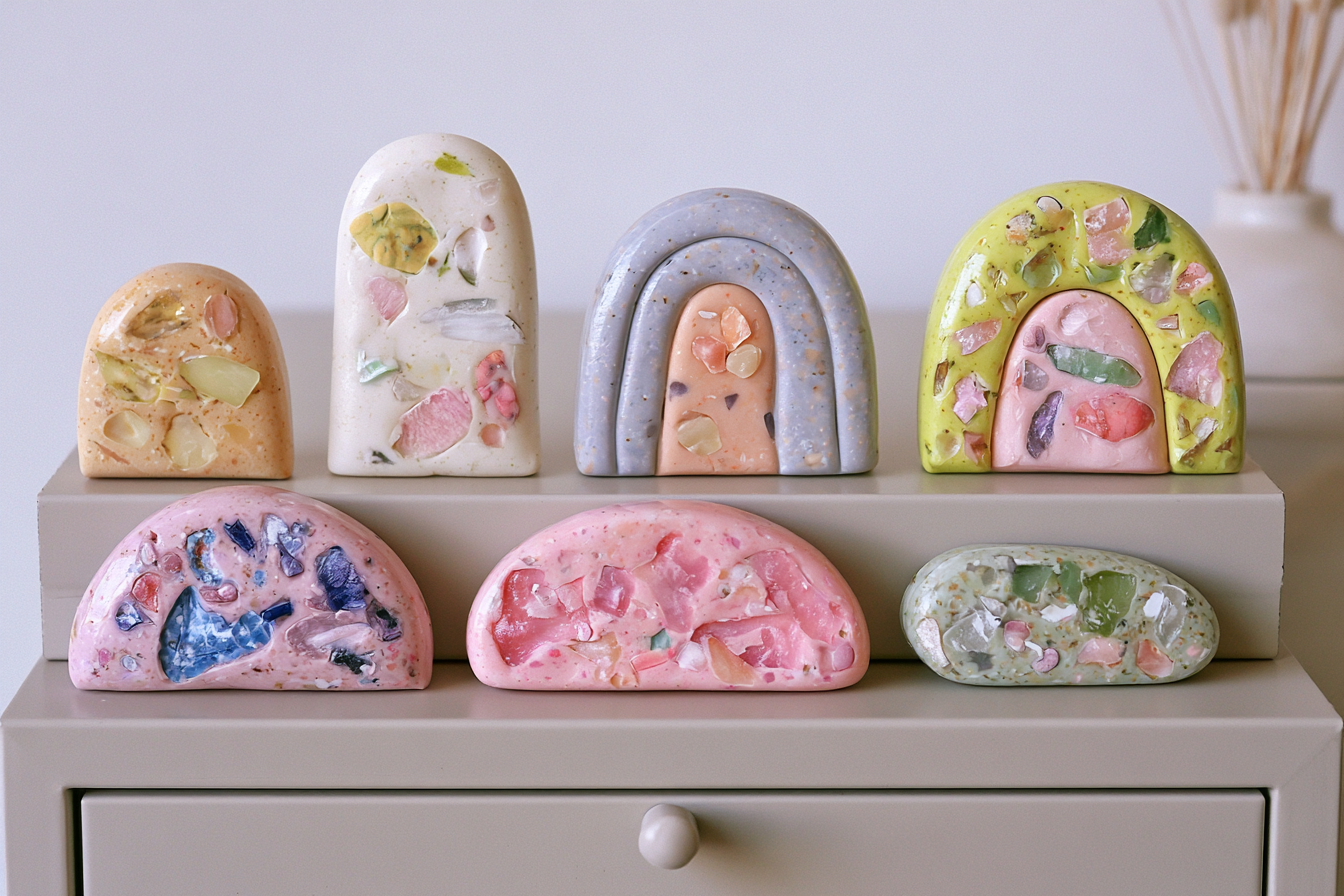 3. Terrazzo Arch Magnets