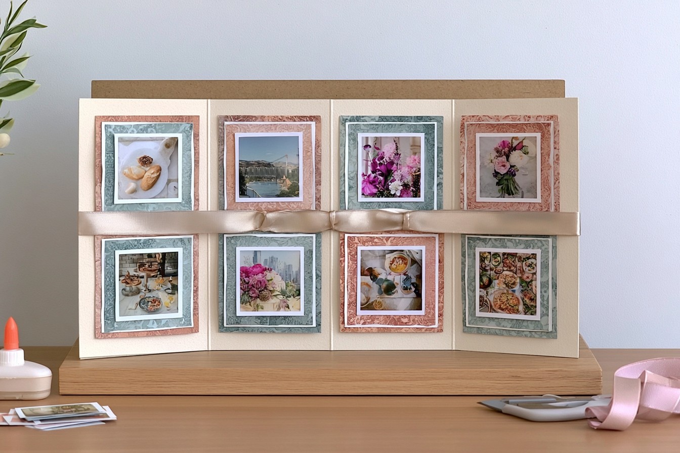 2. Mini Photo Album Birthday Card