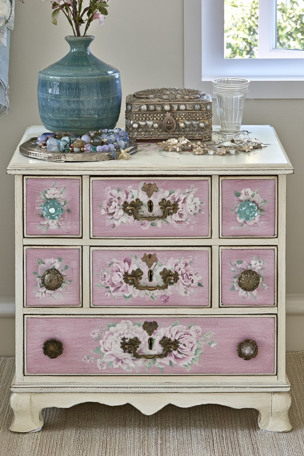 6. Replace Old Knobs With Decorative Hardware
