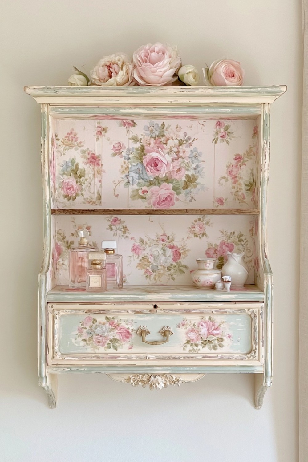 11. Upcycled Drawer Wall Shelf