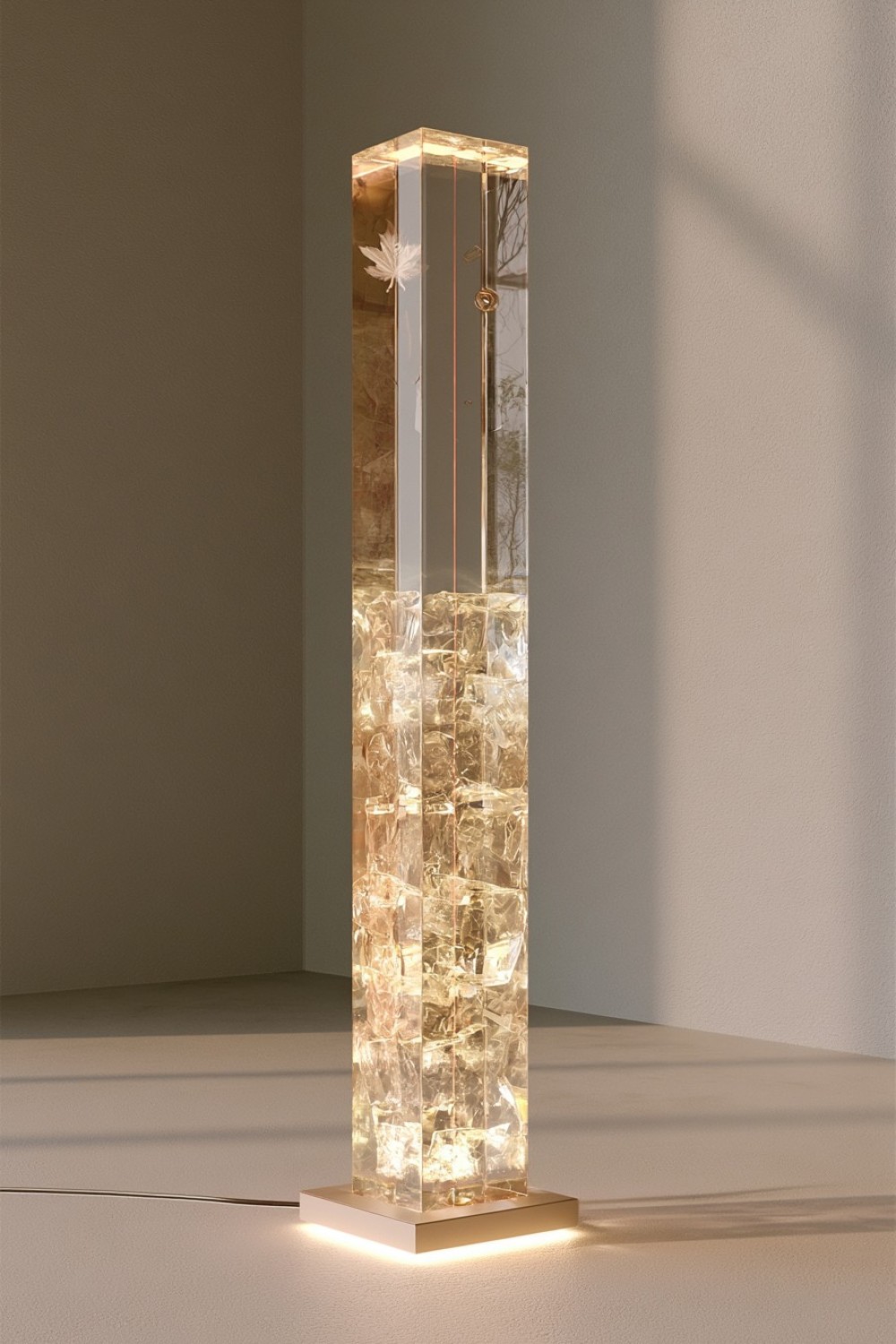 13. Minimal Clear Resin Column