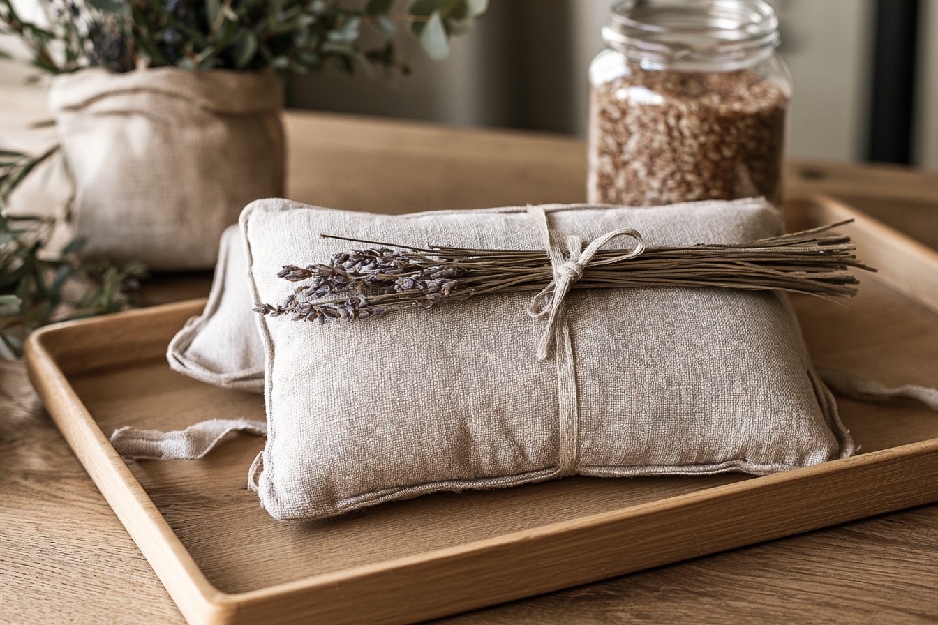 6. Natural Fabric Relaxation Eye Pillow