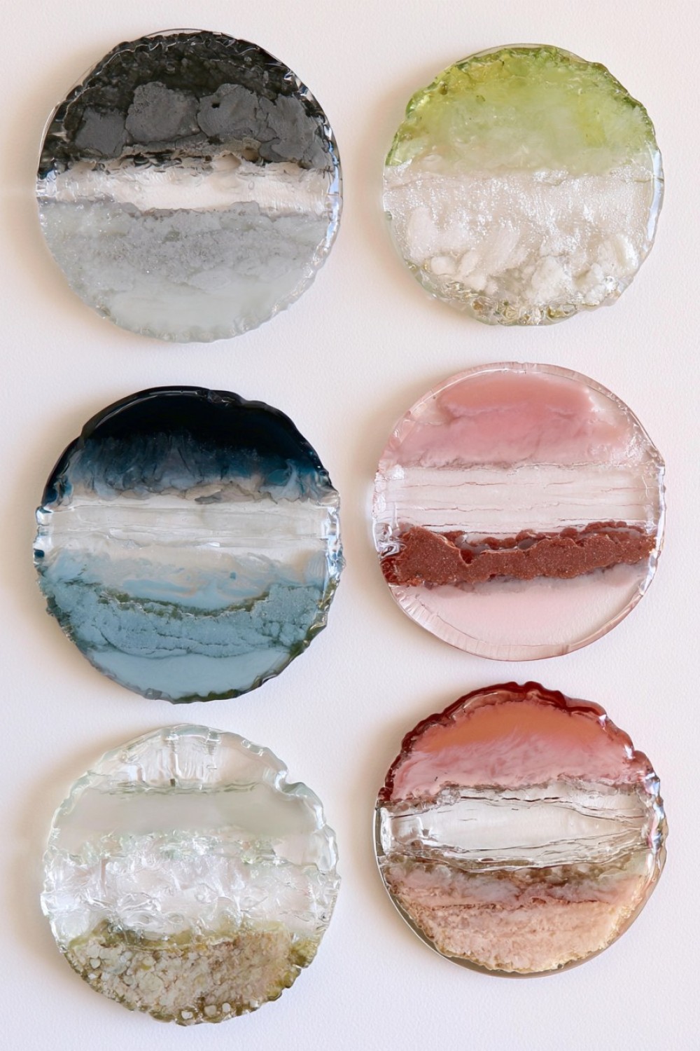11. Monochrome Resin Coasters