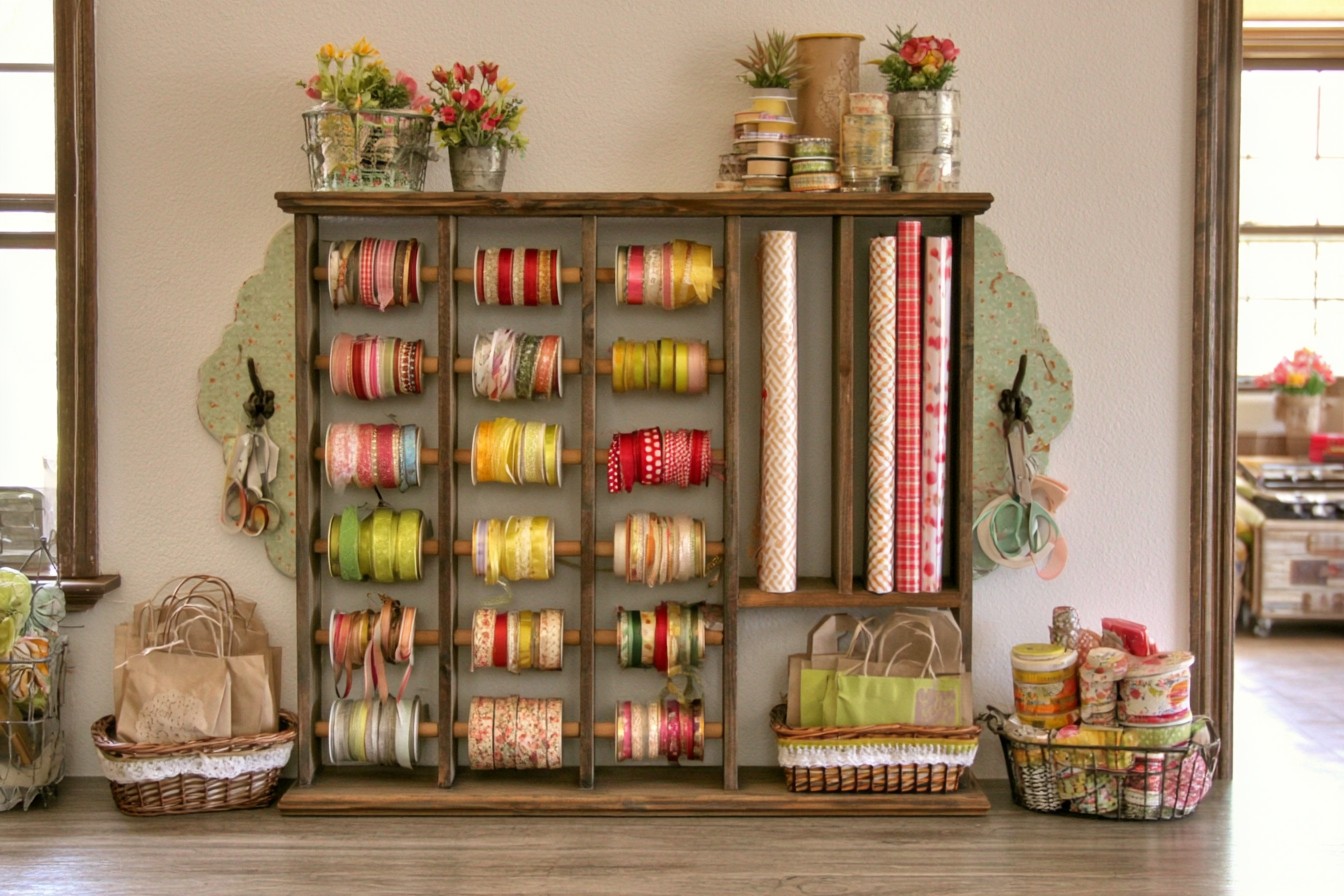 5. Create A Gift Wrapping Ribbon Center
