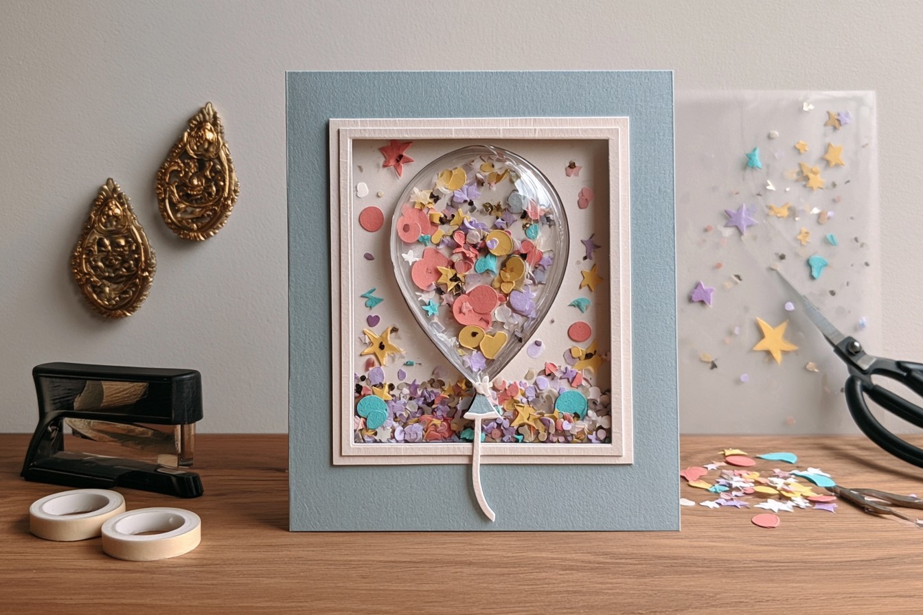 7. Confetti Shaker Birthday Card