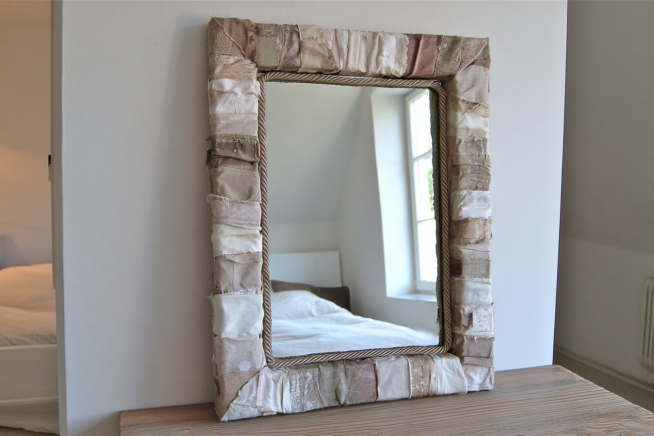 3. Weave A Soft Frame With Fabric Scraps