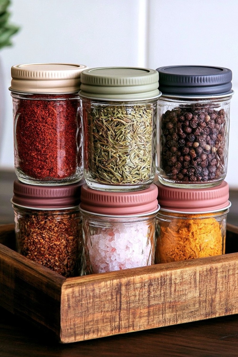 6. Mini Jar Spice Organizers