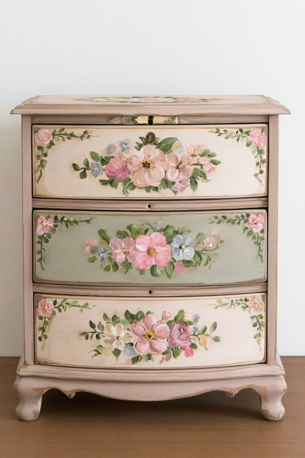 16. Create A Vintage Floral Painted Design