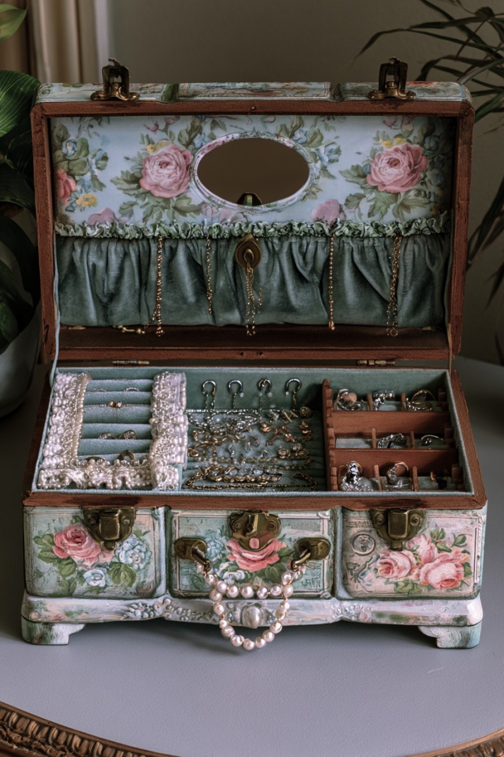 2. Repurpose A Vintage Cigar Box