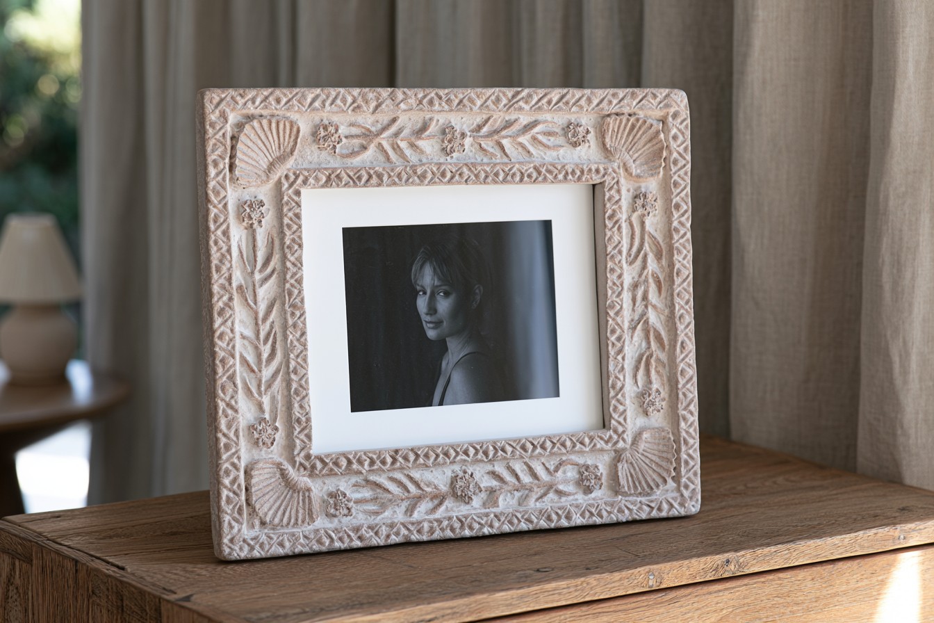 5. Carved Plaster Picture Frame