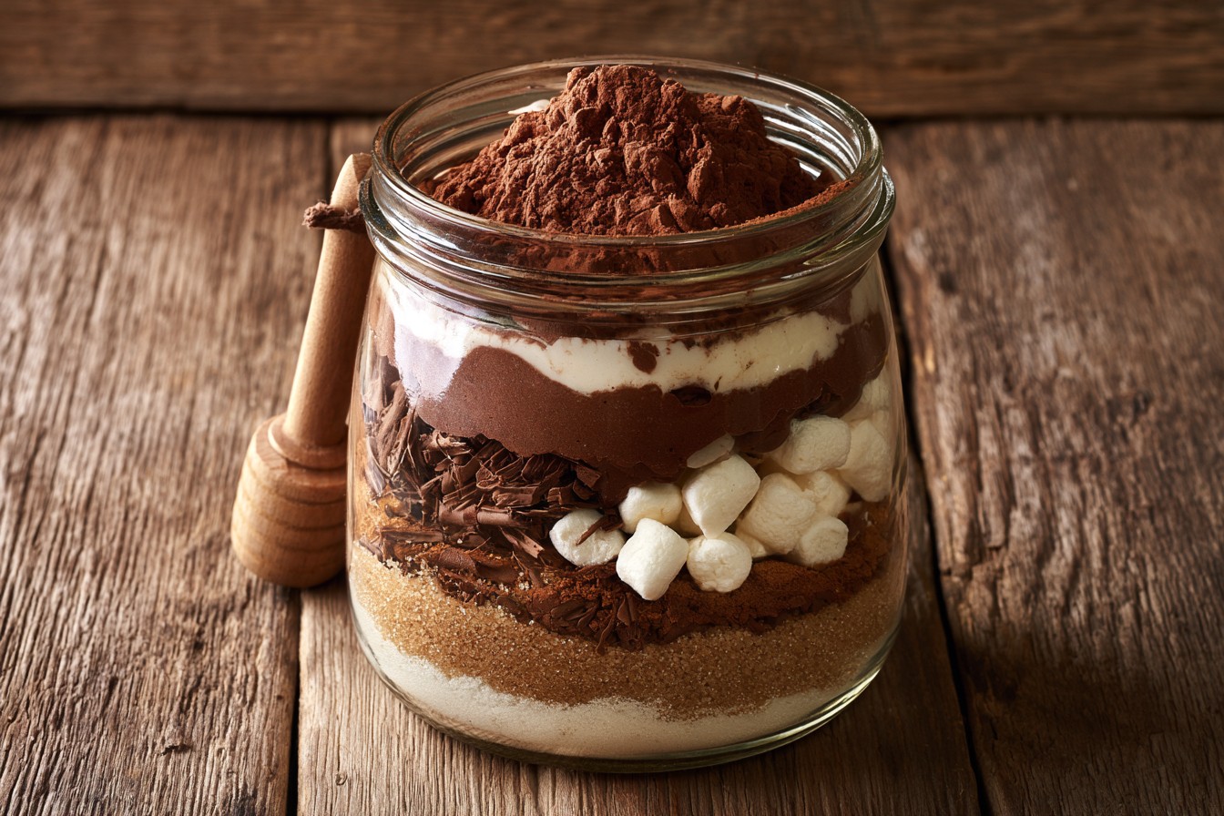 4. Gourmet Hot Chocolate Jar