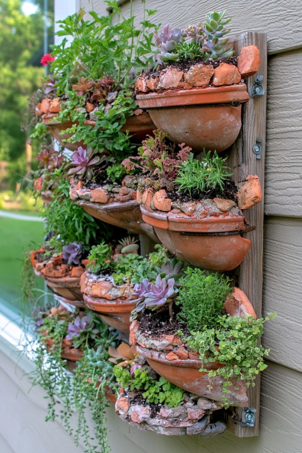 9. Create A Vertical Pot Fragment Wall