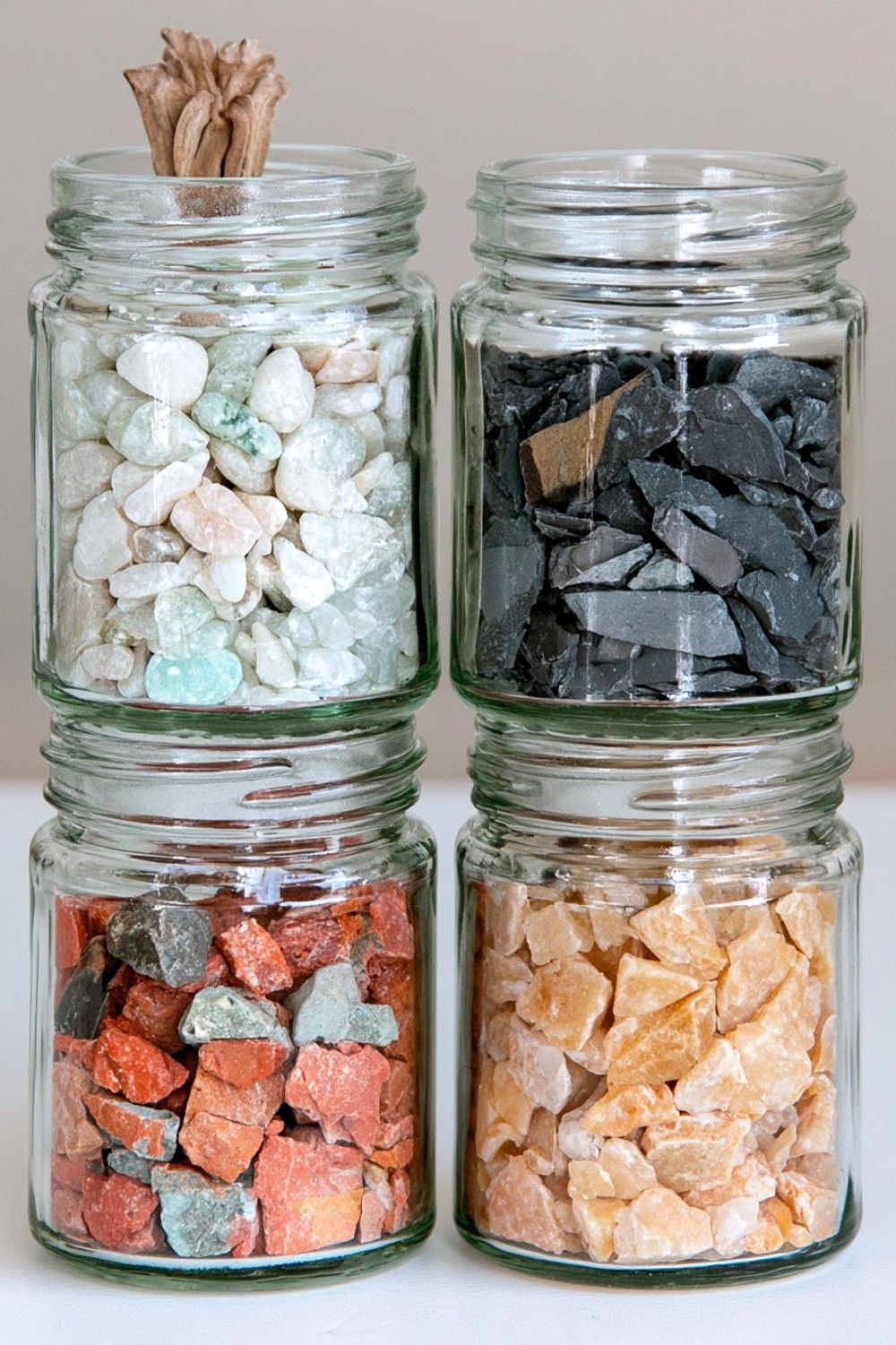 16. Natural Pebble Mini Jar