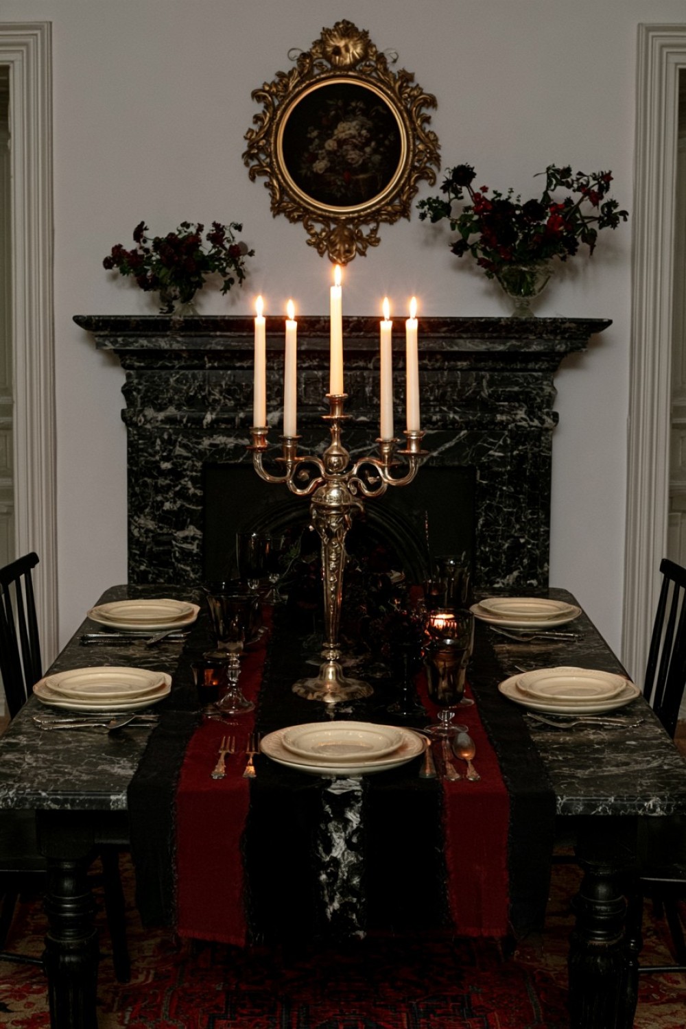 4. Layered Torn Linen Table Runner