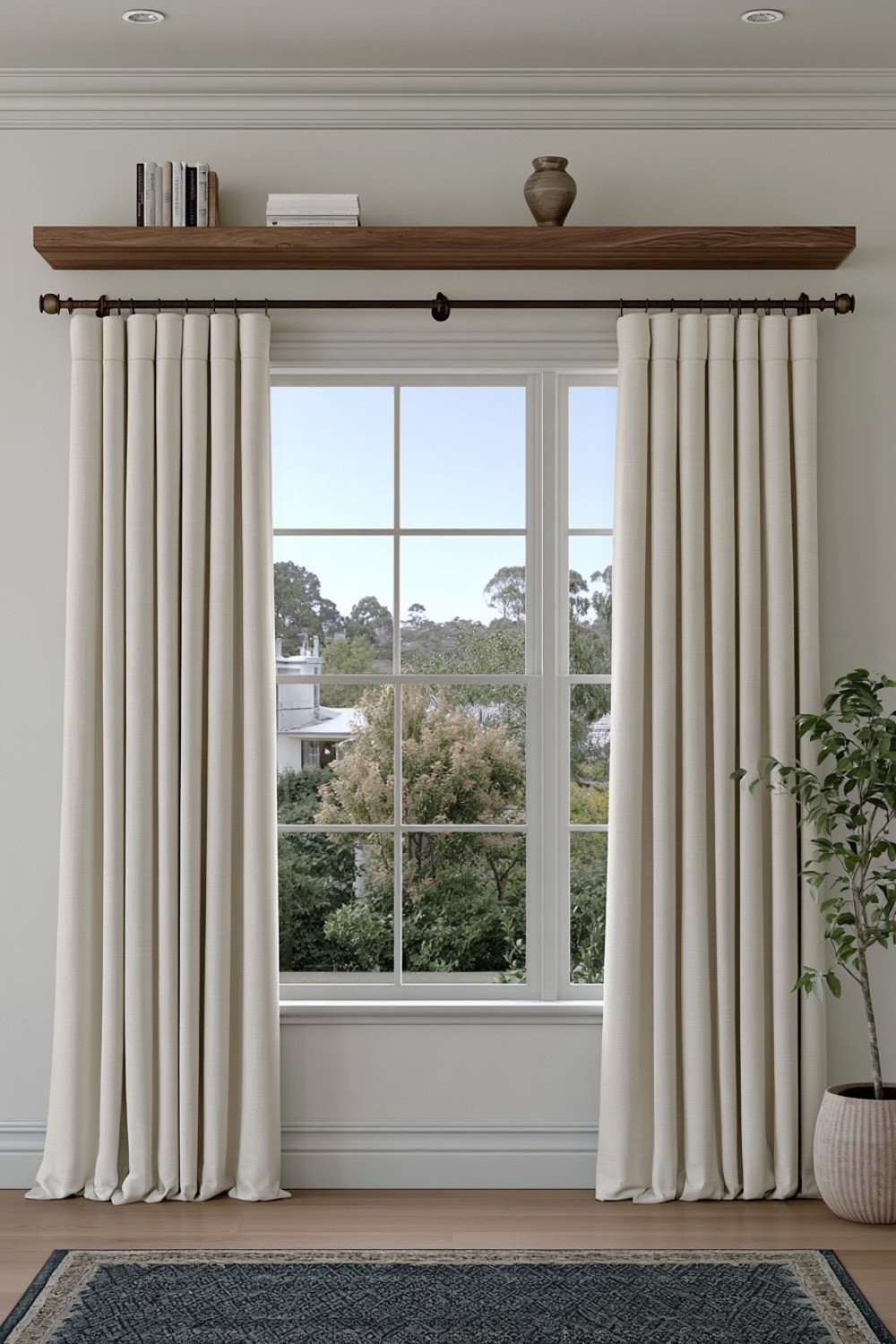 14. Freestanding Curtain Frame