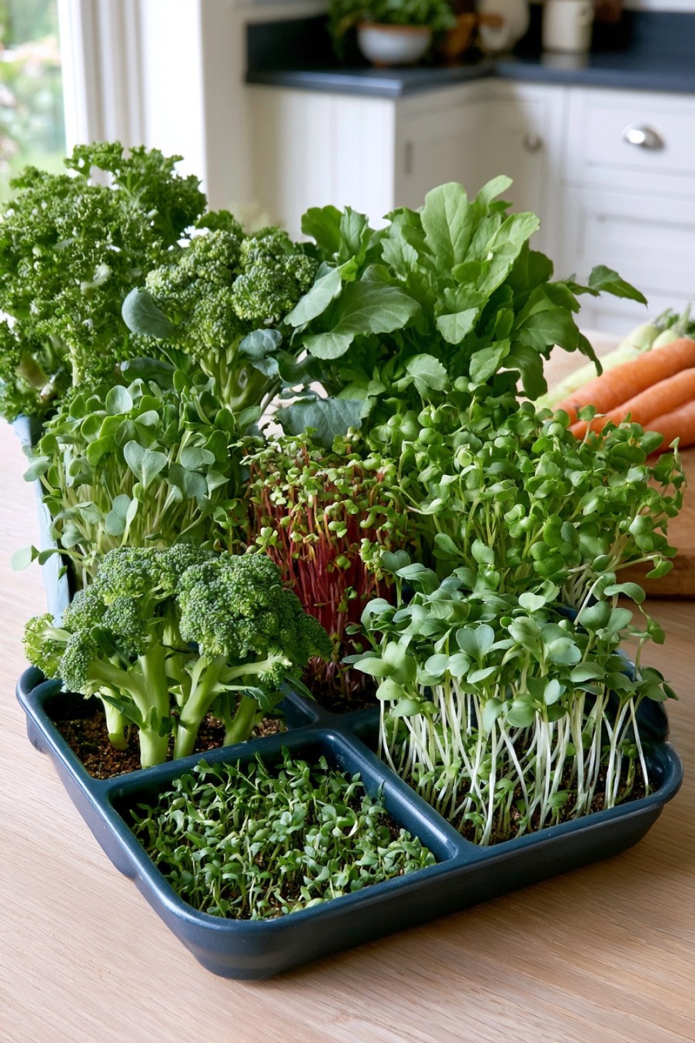 7. Divided Microgreen Tasting Tray