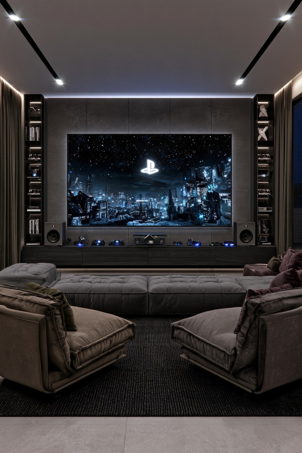 3. Low Horizontal Console Gaming Lounge