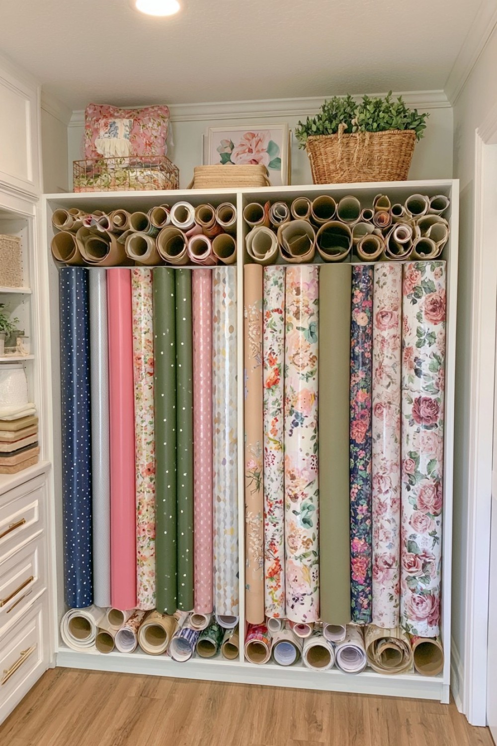 10. Vertical Roll Storage In Tubes