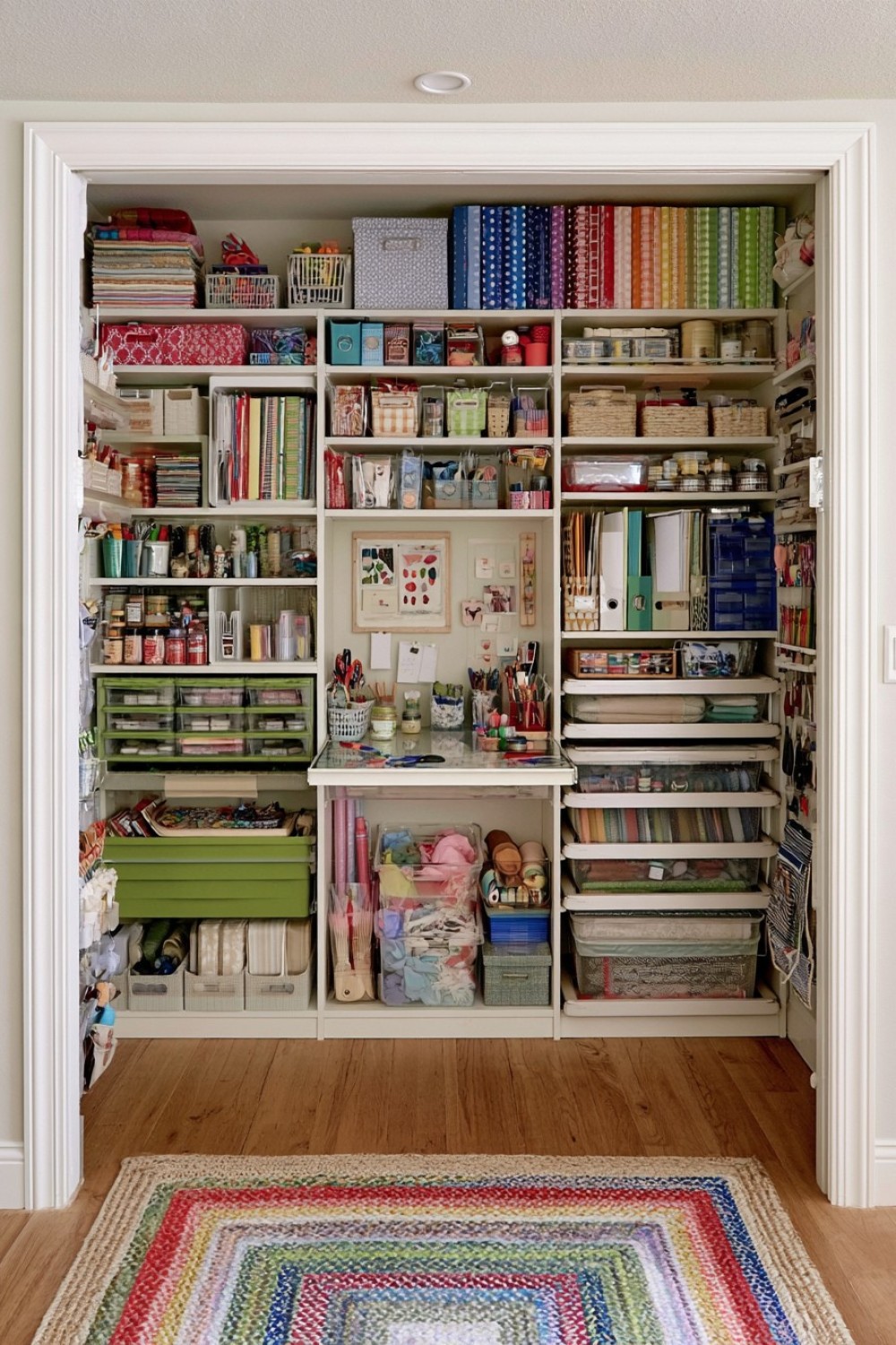 17. Craft Closet Reset Zone