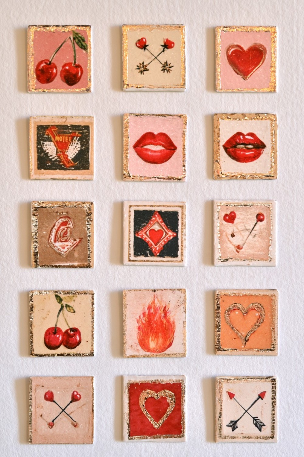 3. Vintage Matchbook Collection Poster
