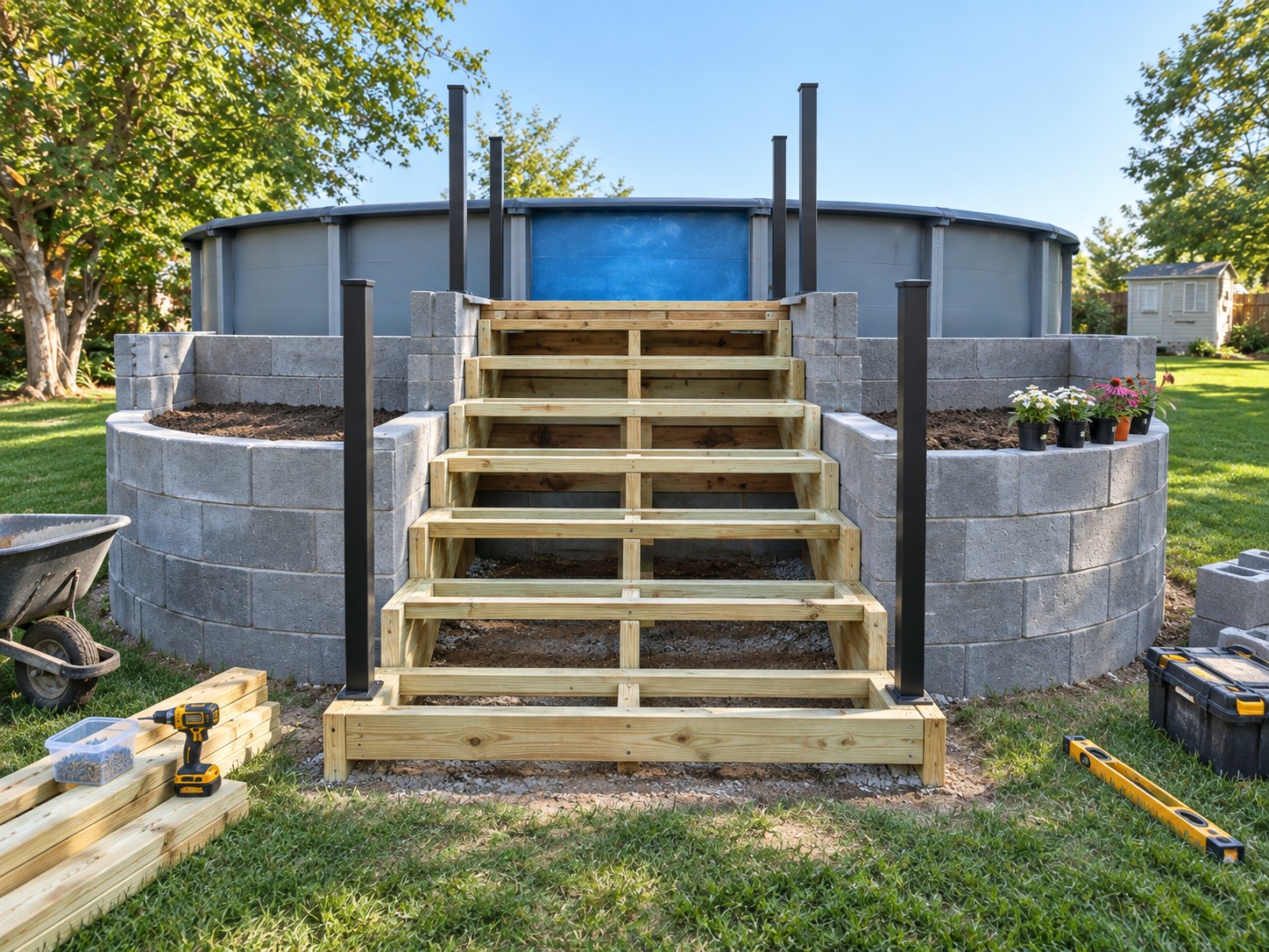 Frame The Stair Structure