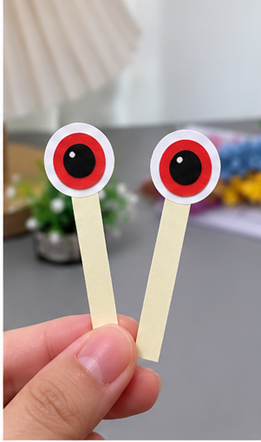 3. Build The Oversized Eyes
