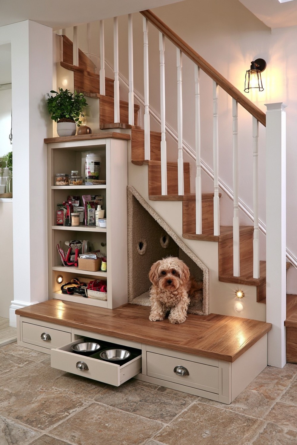 5. Concealed Pet Station