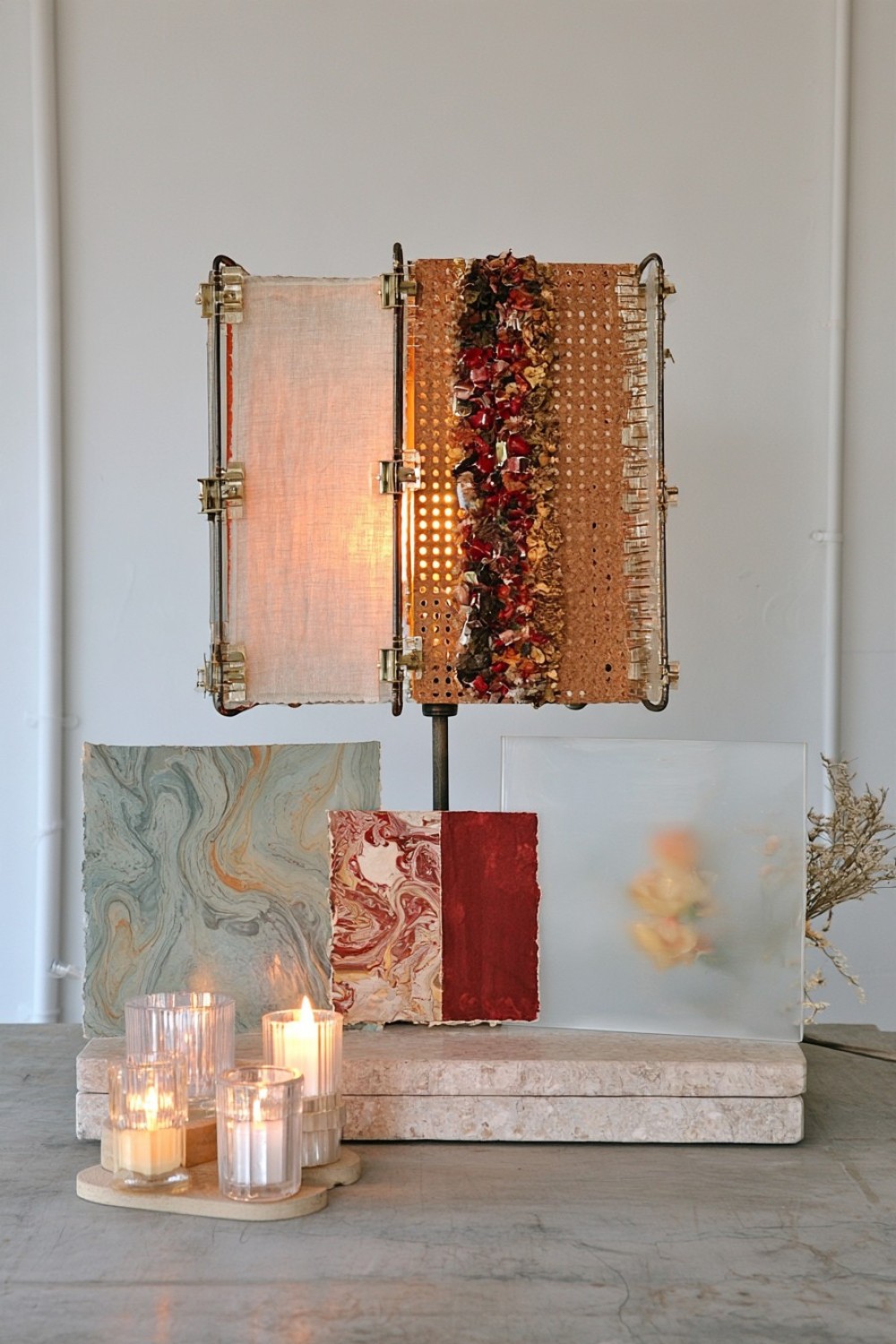 15. Interchangeable Panel Lampshade