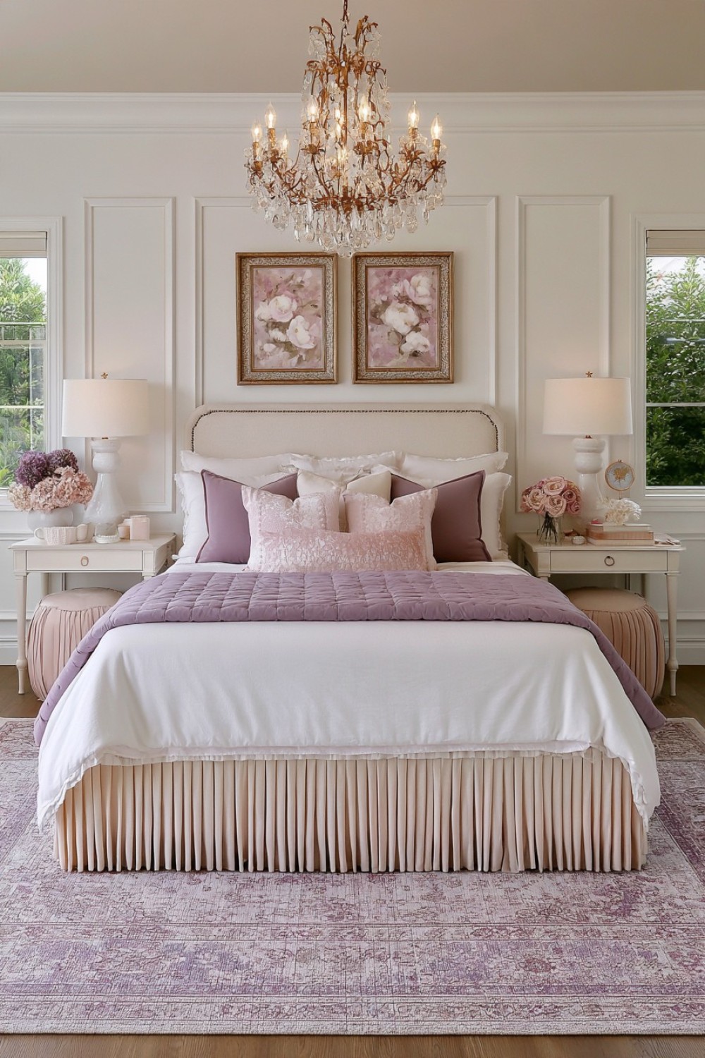 5. Pleated Fabric Bed Base