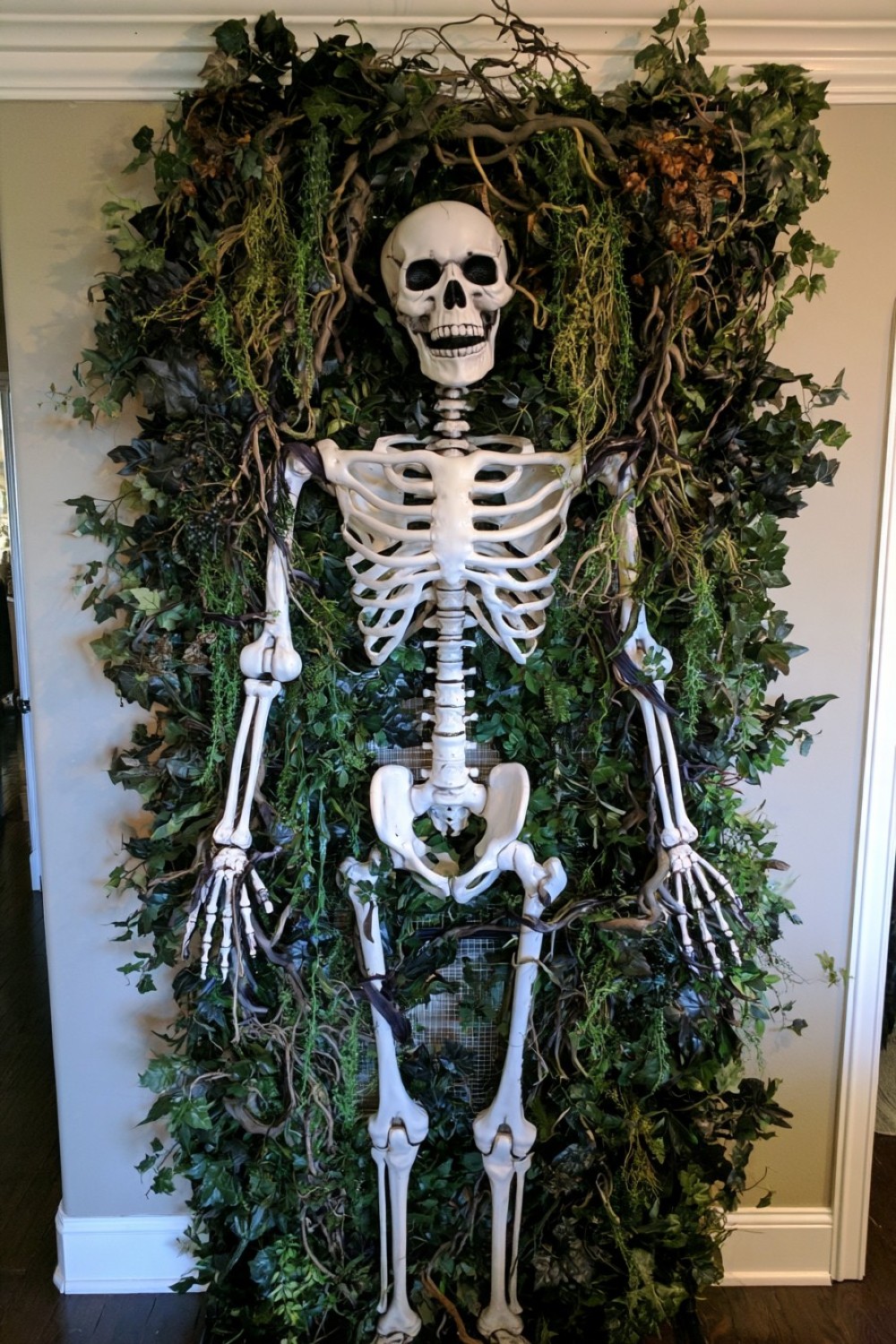 13. Skeleton Absorbed Into A Living Wall